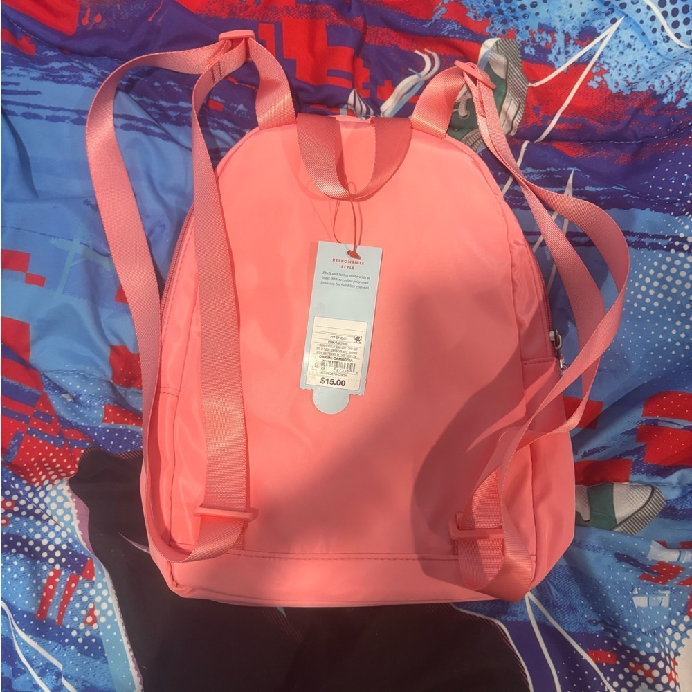 Cat & Jack Pink Heart Backpack - Picture 2 of 2
